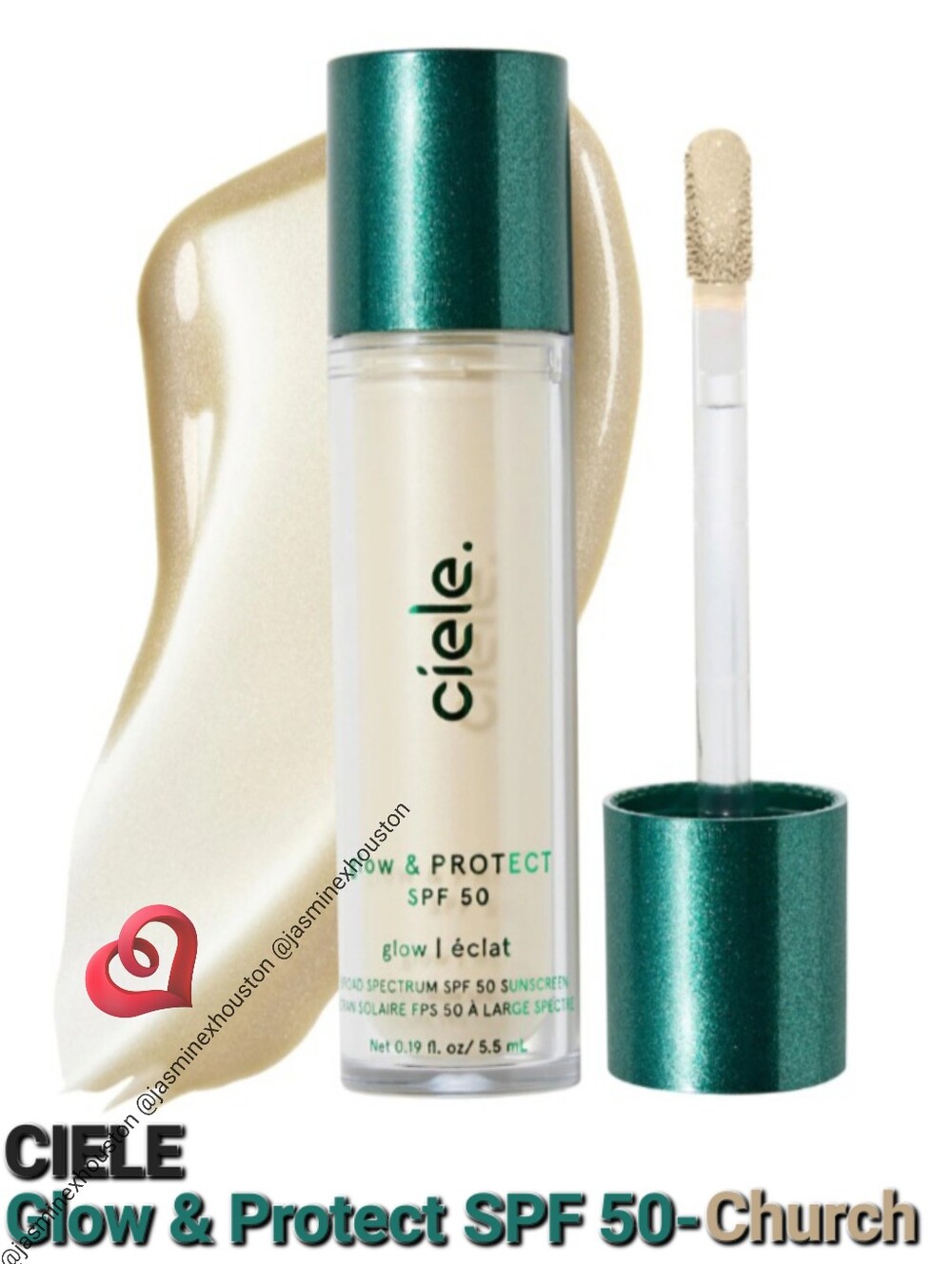 CIELE Glow & Protect SPF 50 Liquid Highlighter In Church